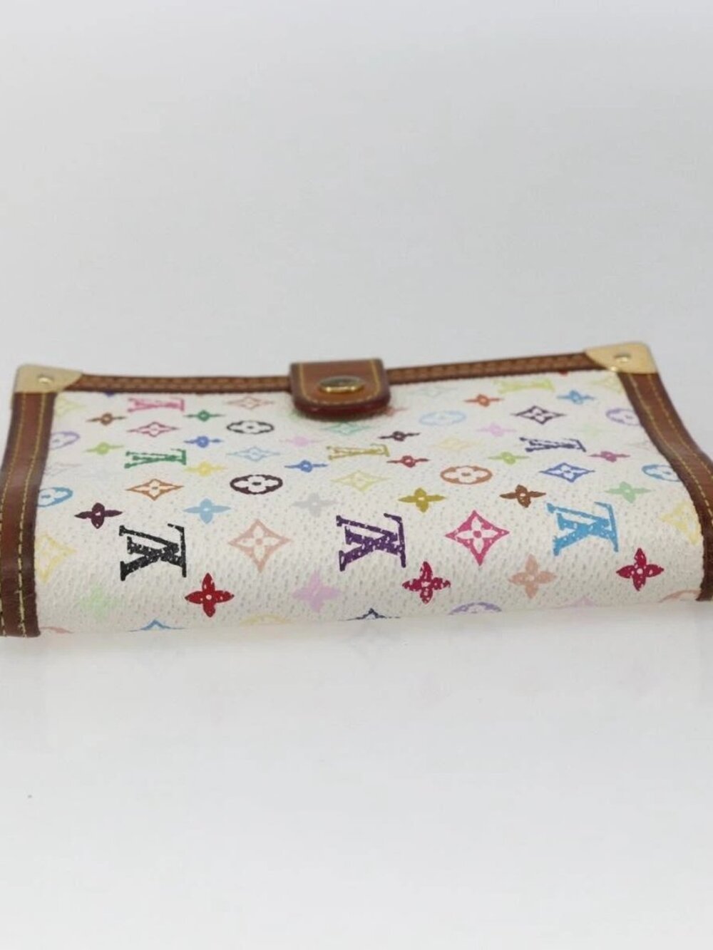 LOUIS VUITTON Multicolor Agenda PM Day Planner Cover White R21074 LV Auth 170796 - Picture 4 of 16